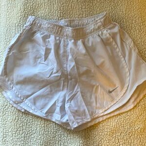 Women’s white Nike shorts